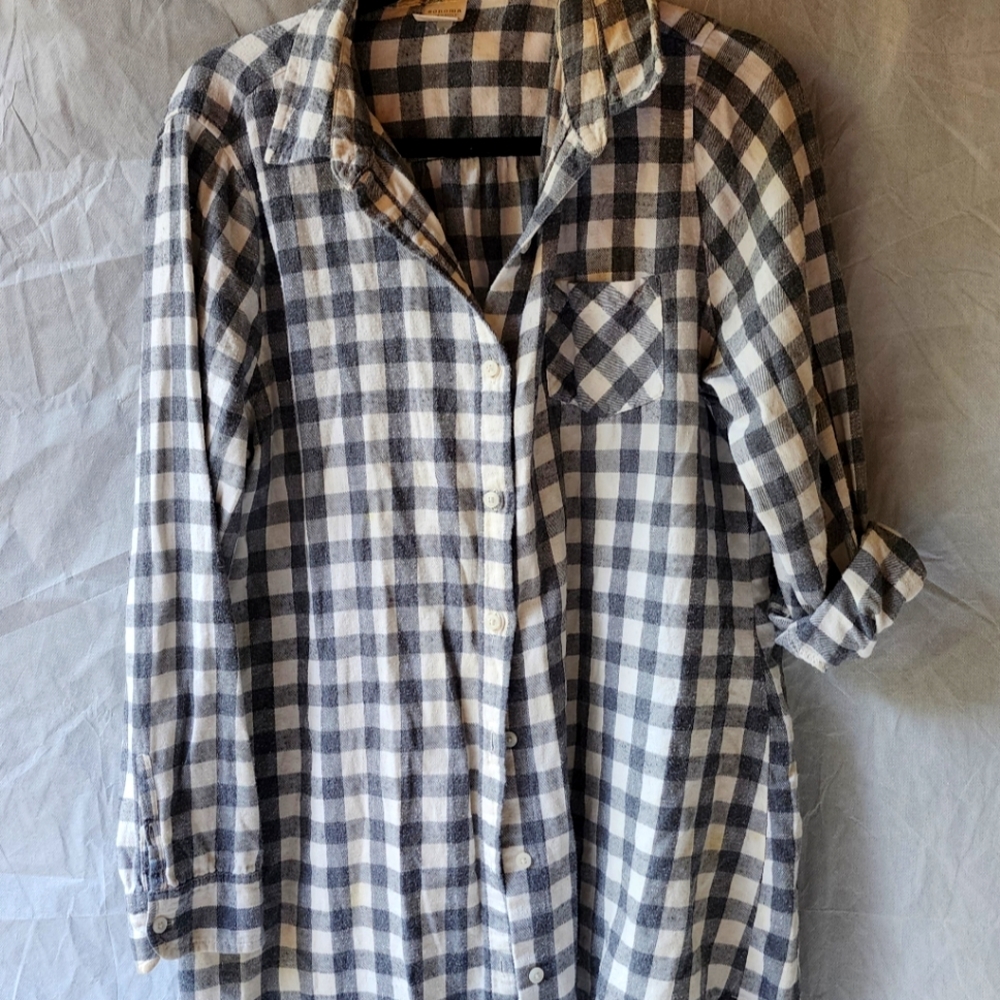 Checkered Sonoma Button Down